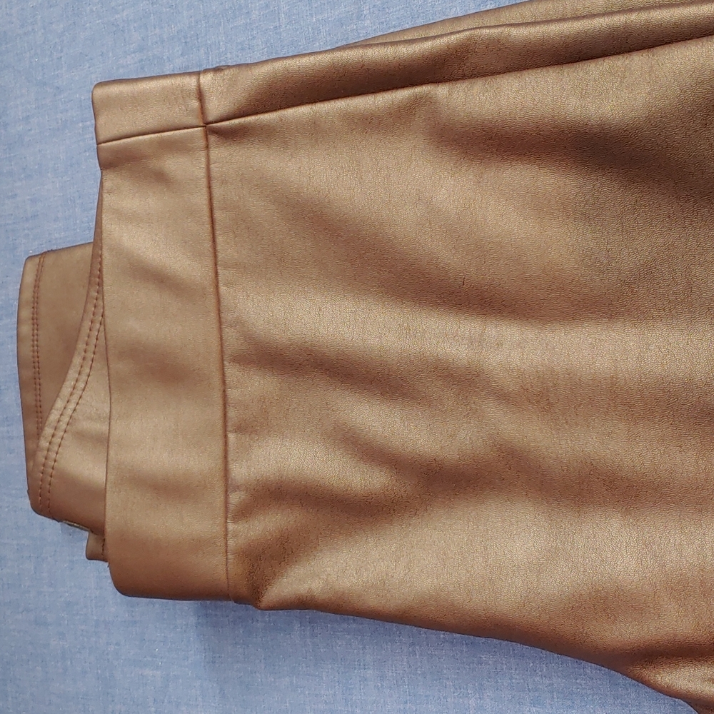 Loft petites leather legging size large